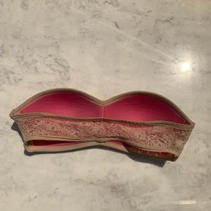 PINK Victoria’s Secret Nude Strapless Bra